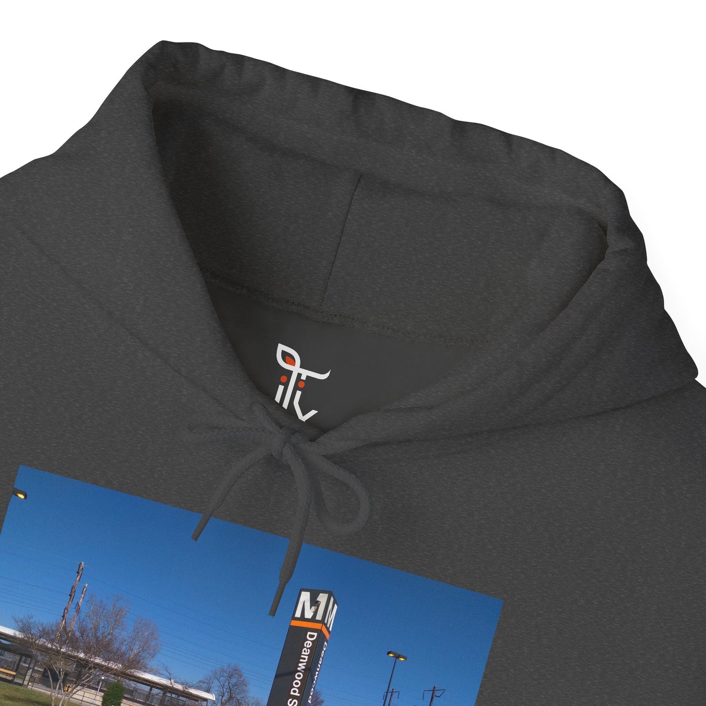 Orange Line Metro Hoodie
