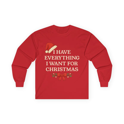 Various Unisex Holiday Long Sleeve T-Shirt — Personalize Your Favorite!
