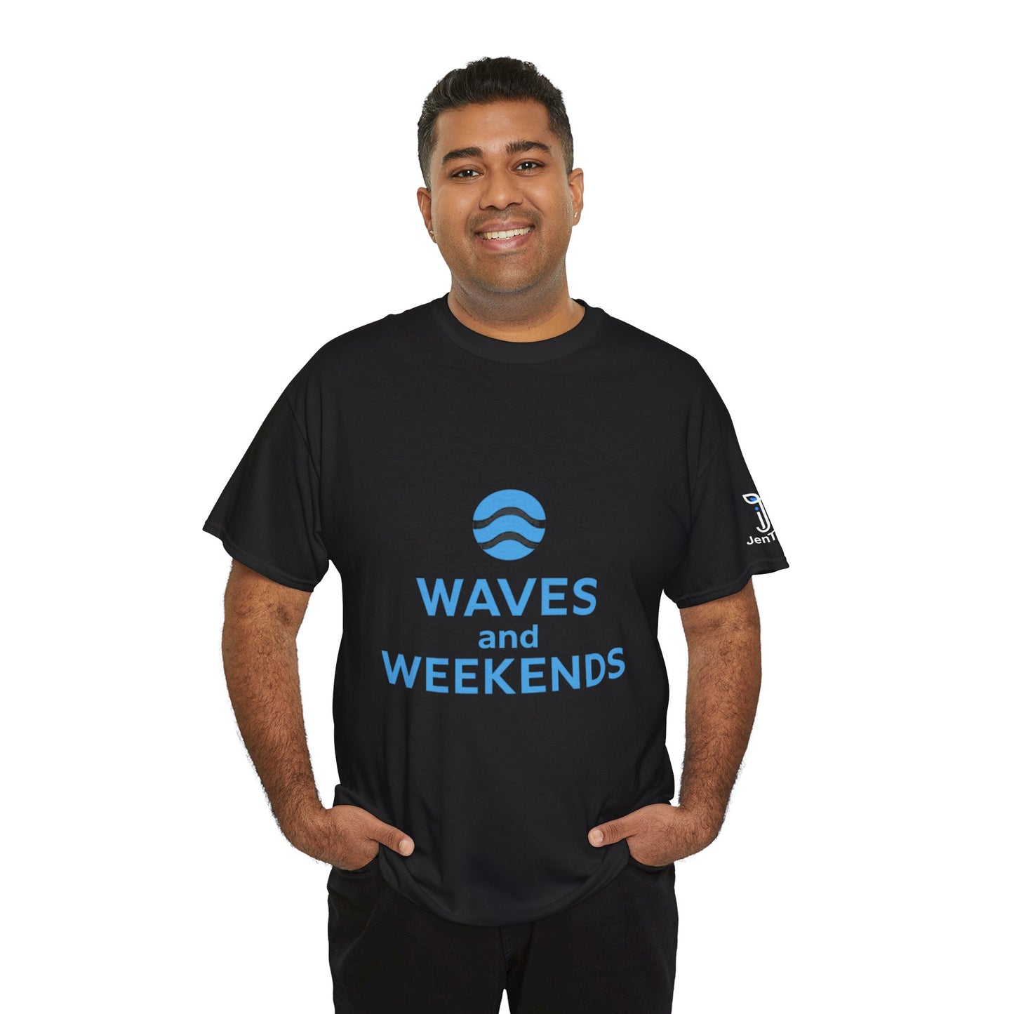 Waves and Weekends Tee - My Commute is to the Sandbar