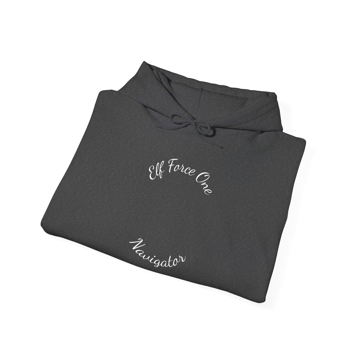 Elf Force One Hoodie — North Pole Executive Airport Crew Sweatshirt