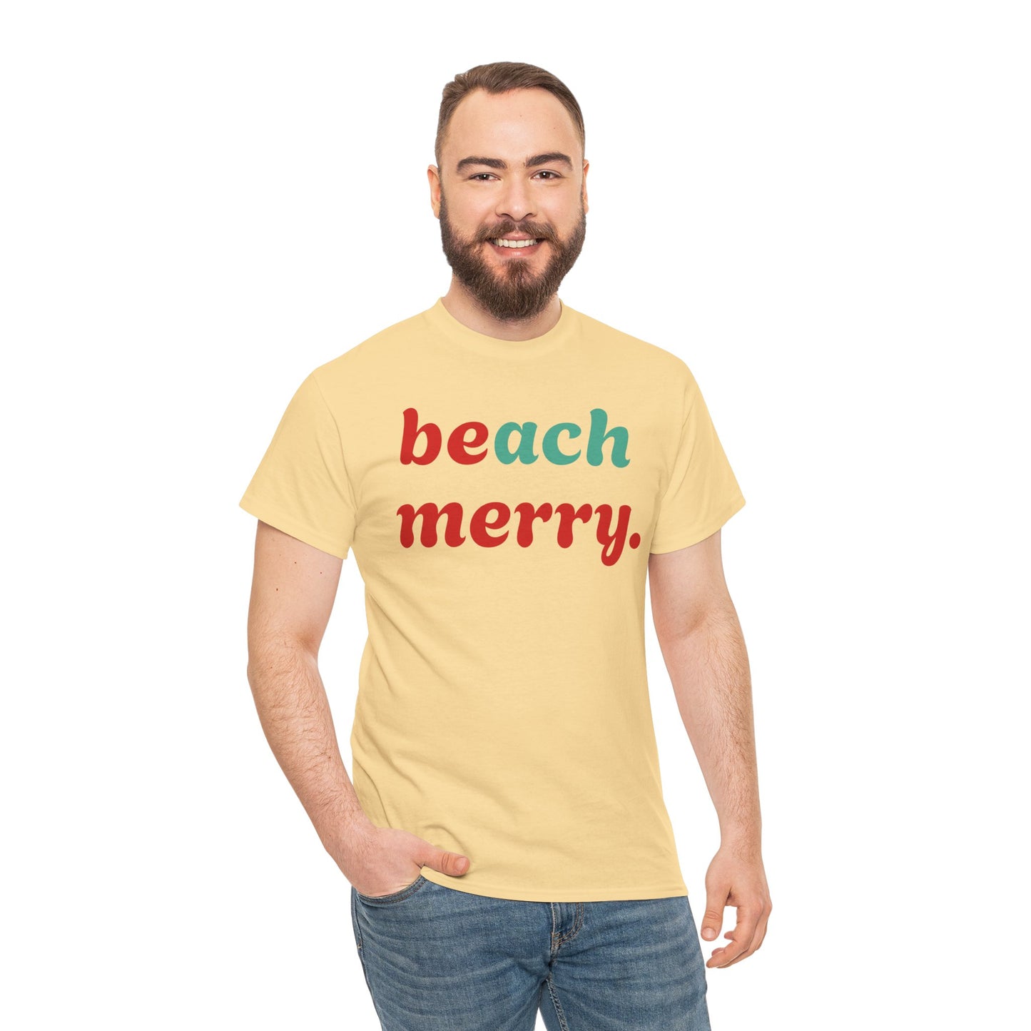 “Beach Merry” — Holiday T-Shirt