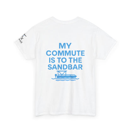 Waves and Weekends Tee - My Commute is to the Sandbar