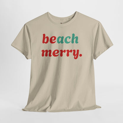 “Beach Merry” — Holiday T-Shirt
