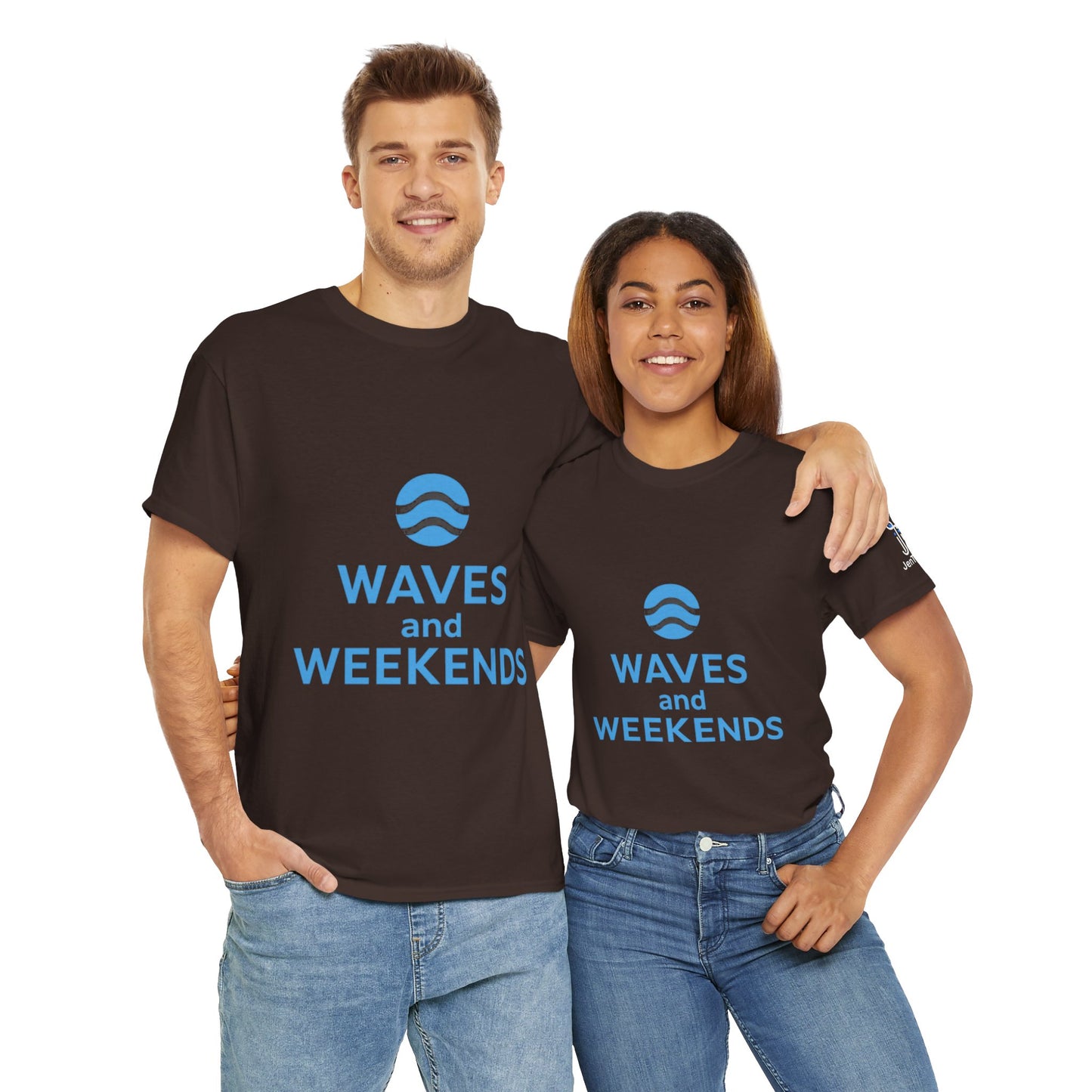Waves and Weekends Tee - My Commute is to the Sandbar