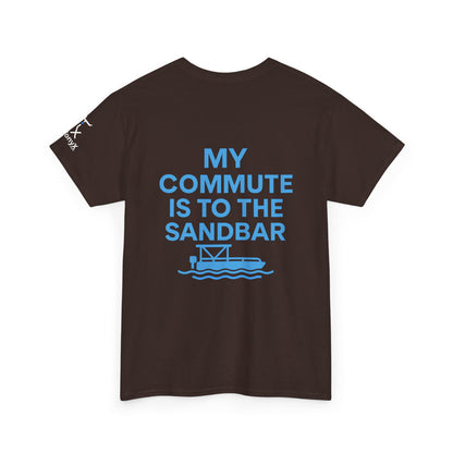 Waves and Weekends Tee - My Commute is to the Sandbar