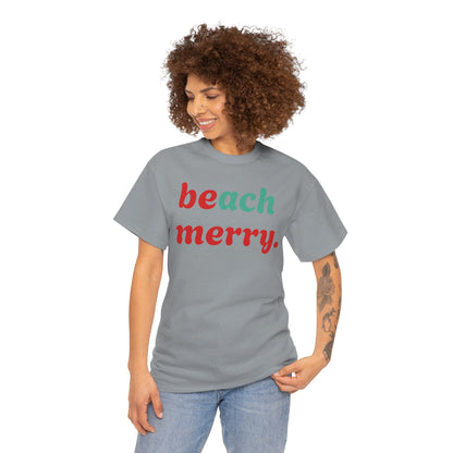 “Beach Merry” — Holiday T-Shirt