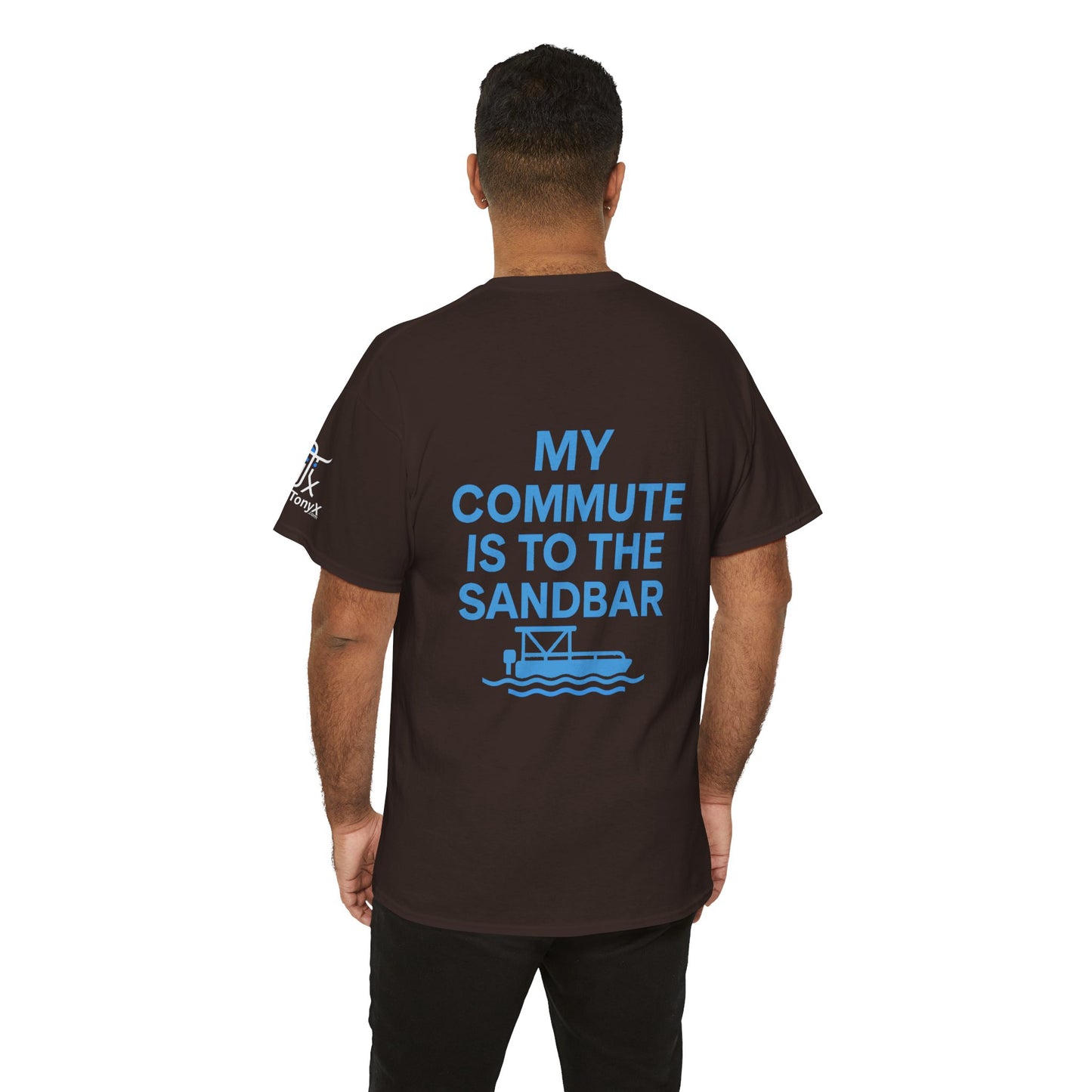 Waves and Weekends Tee - My Commute is to the Sandbar