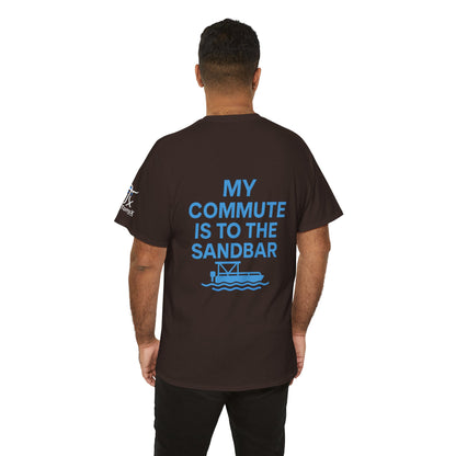 Waves and Weekends Tee - My Commute is to the Sandbar