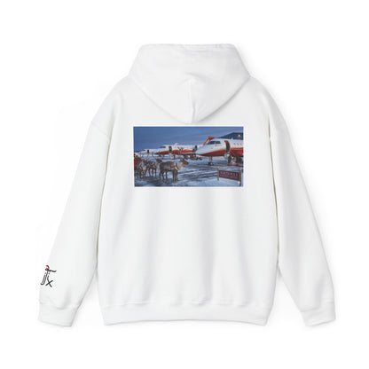 Elf Force One Hoodie — North Pole Executive Airport Crew Sweatshirt