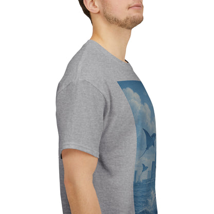 Rise Above - Sting Ray, Ocean Vibe - Cotton T-Shirt - Unisex