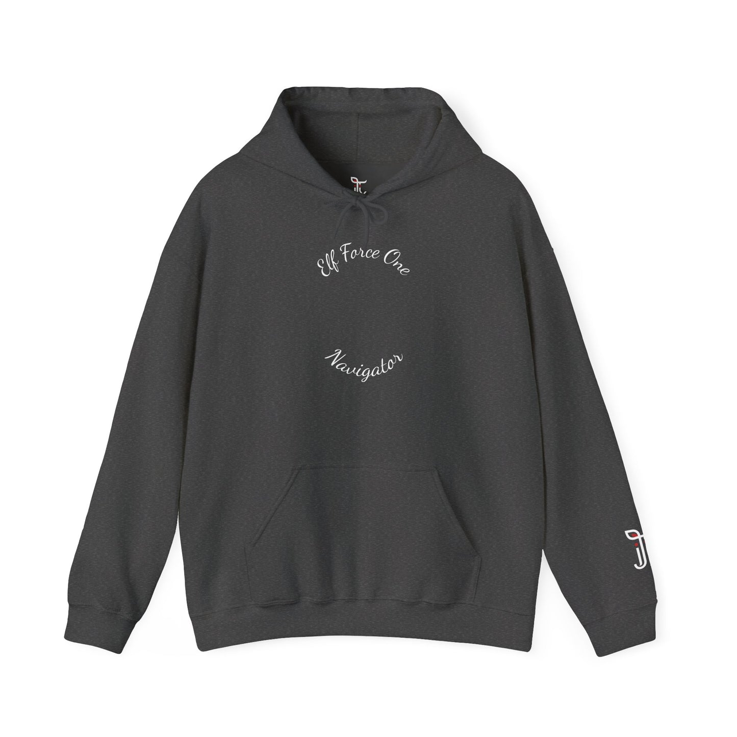 Elf Force One Hoodie — North Pole Executive Airport Crew Sweatshirt