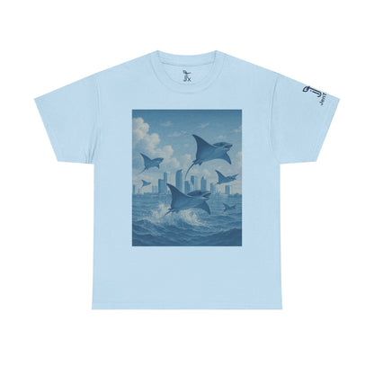 Rise Above - Sting Ray, Ocean Vibe - Cotton T-Shirt - Unisex