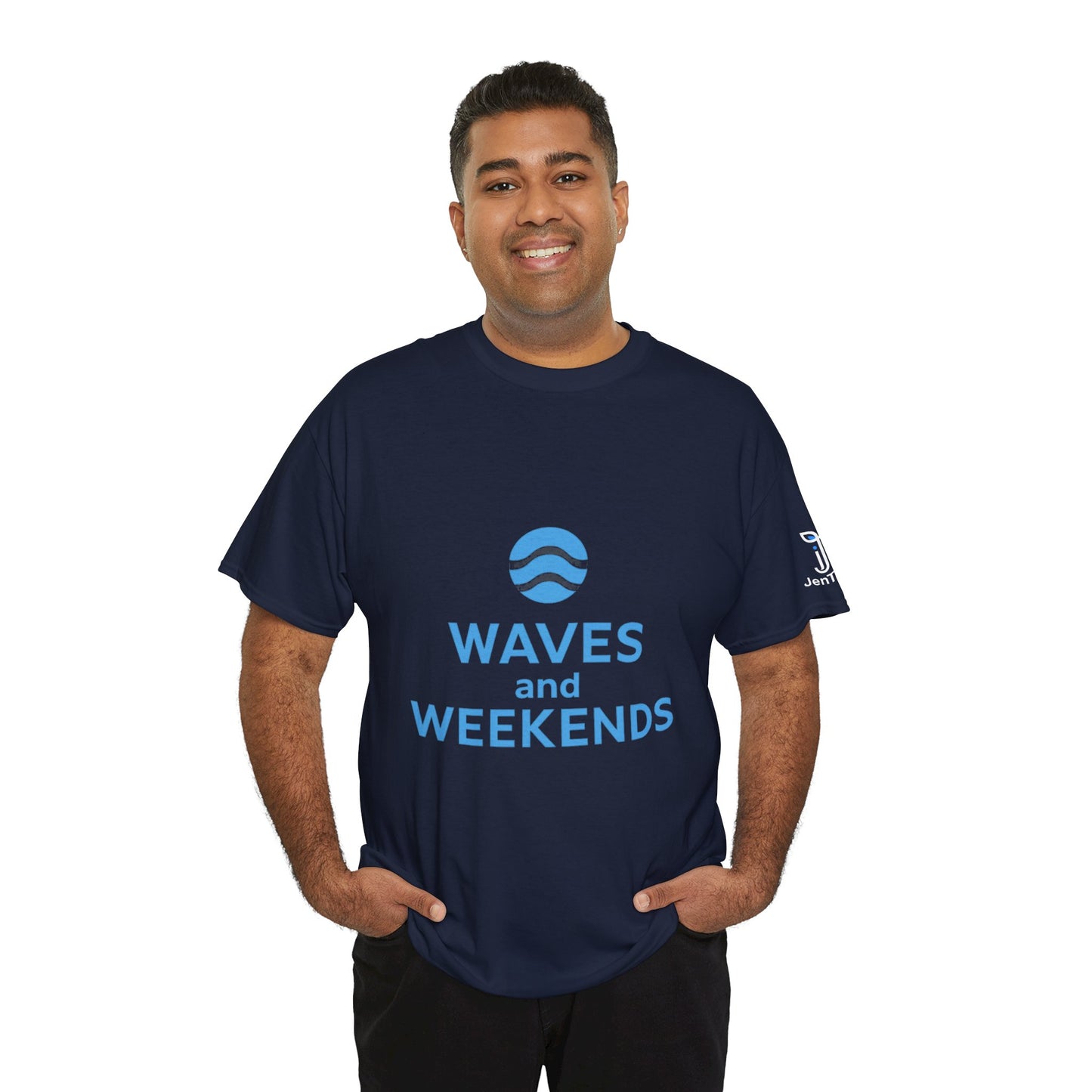 Waves and Weekends Tee - My Commute is to the Sandbar