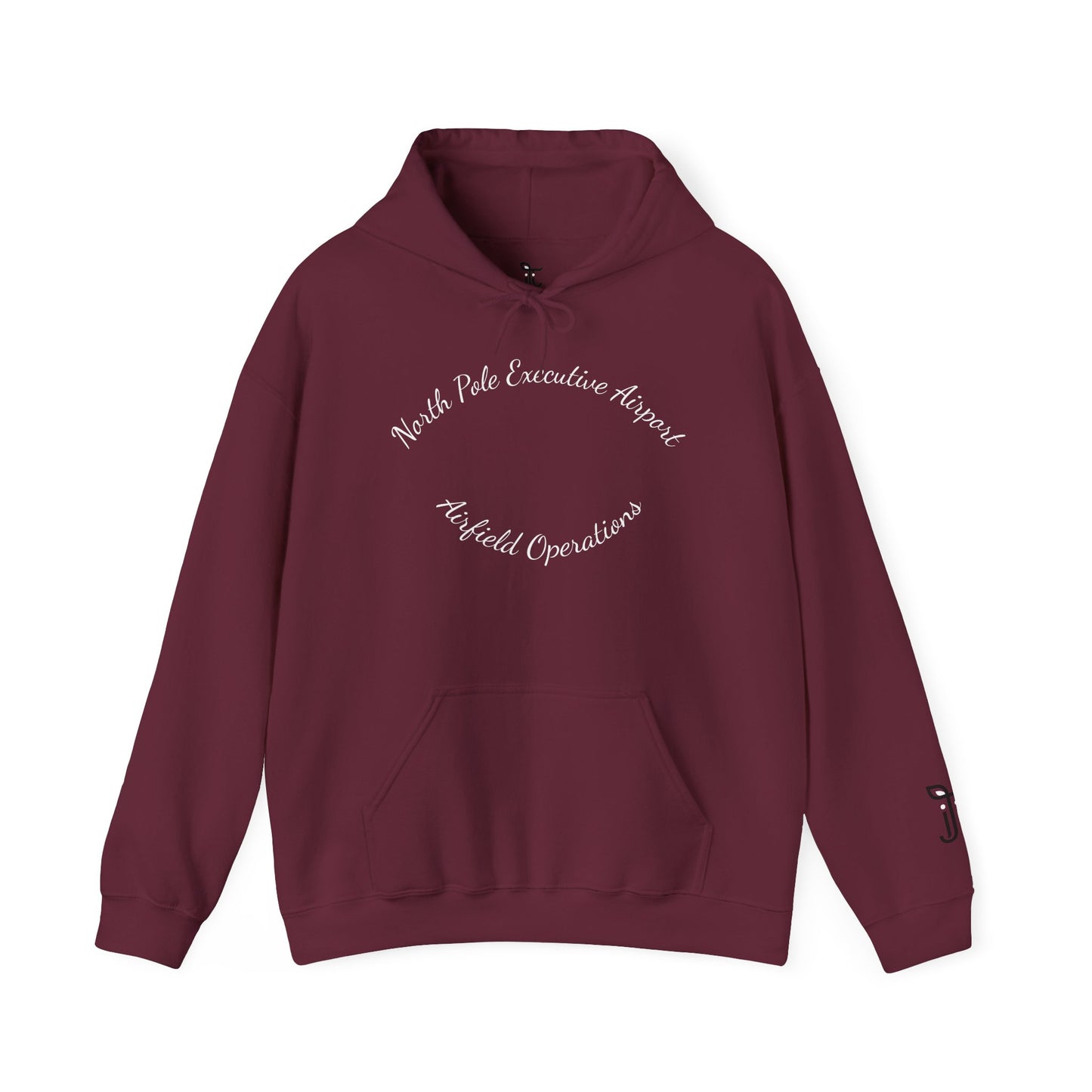 Elf Force One Hoodie — North Pole Executive Airport Crew Sweatshirt