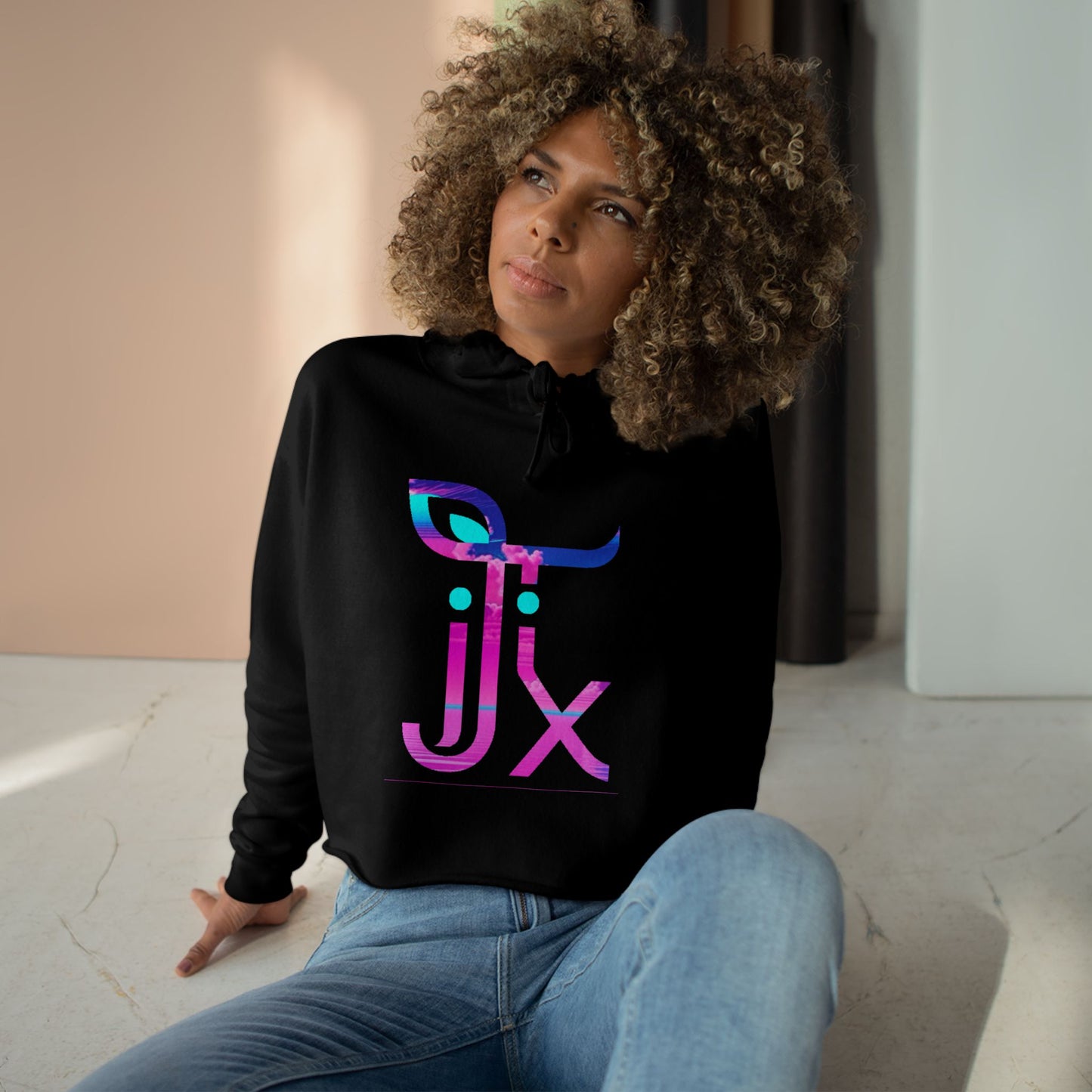 JTX Neon Horizon Crop Top