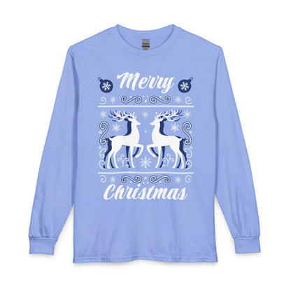 Merry Christmas Reindeer Long Sleeve Shirt
