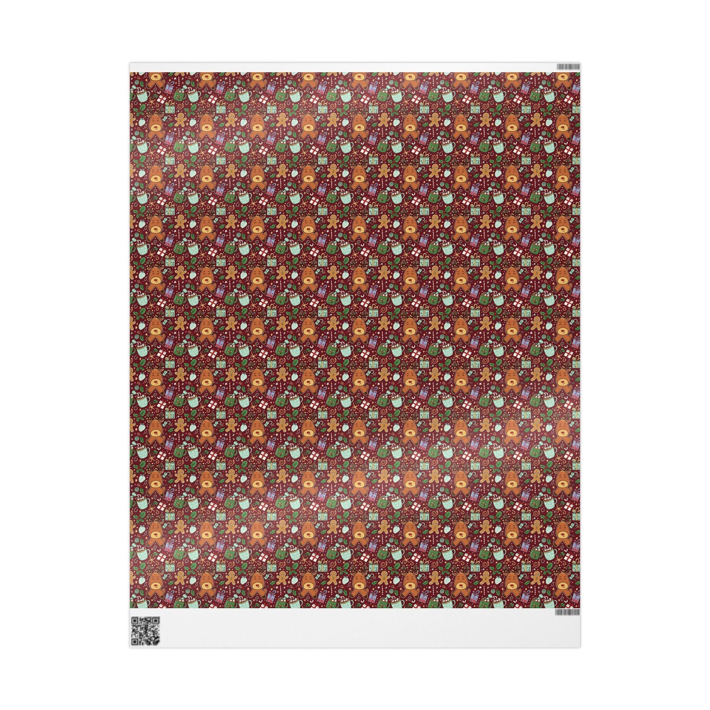 Christmas Cookies and Reindeer — Wrapping Paper Roll