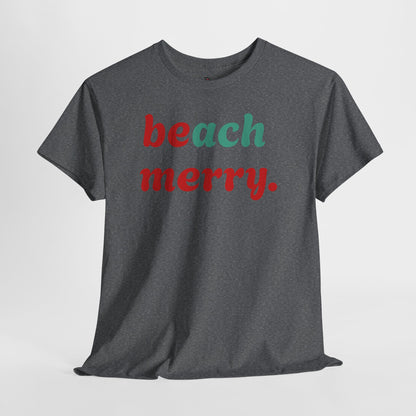 “Beach Merry” — Holiday T-Shirt