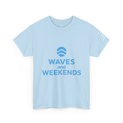 Waves and Weekends Tee - My Commute is to the Sandbar