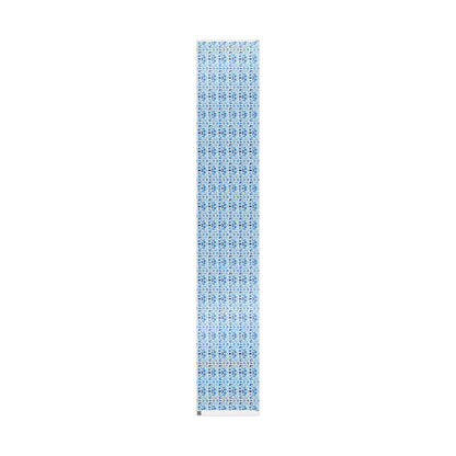 Blue Reindeer Snowflake Gift Wrap — Holiday Wrapping Paper Rolls