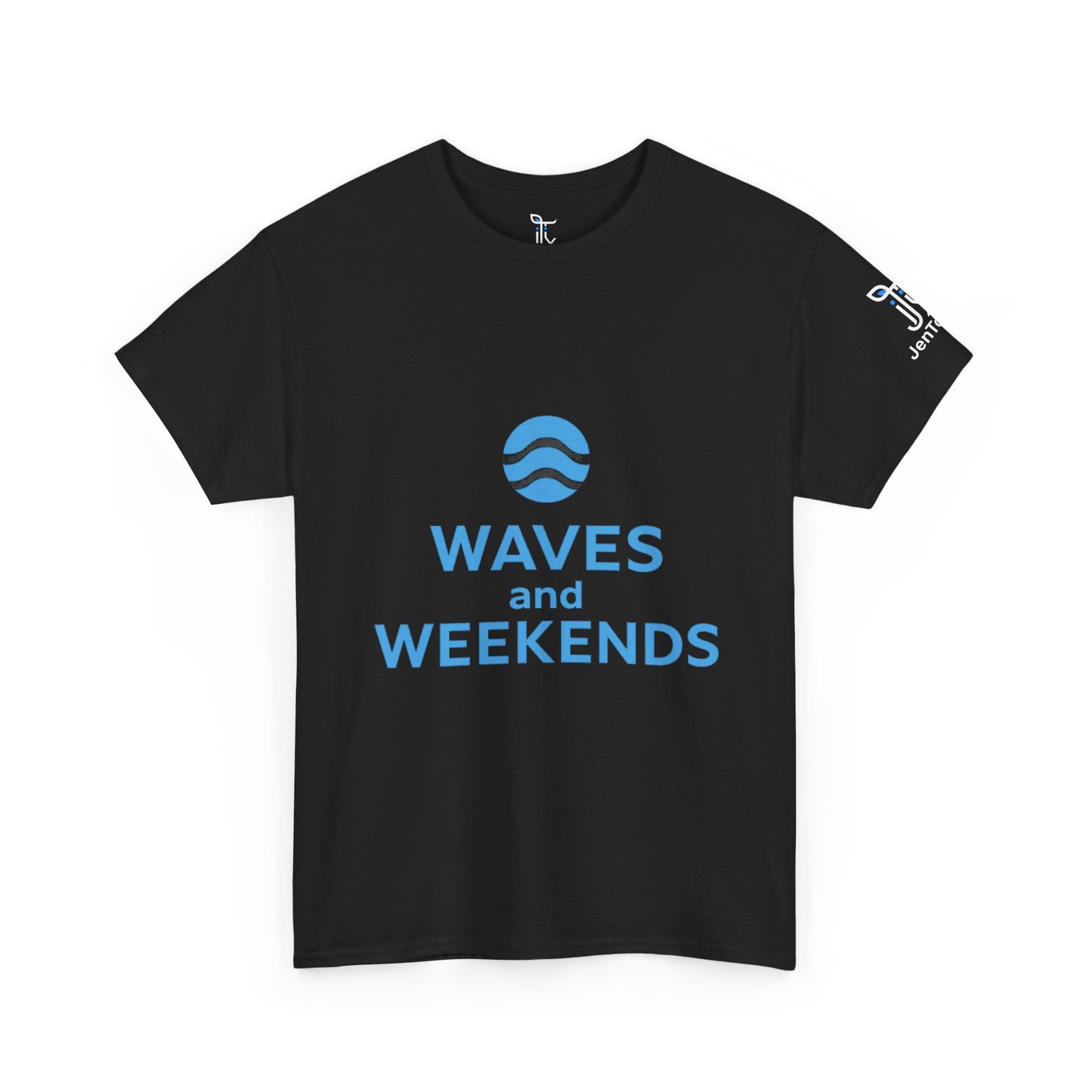 Waves and Weekends Tee - My Commute is to the Sandbar