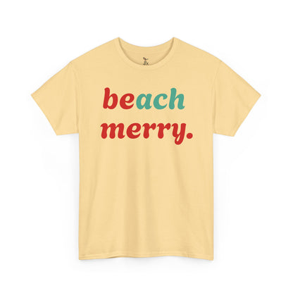 “Beach Merry” — Holiday T-Shirt