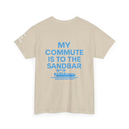 Waves and Weekends Tee - My Commute is to the Sandbar