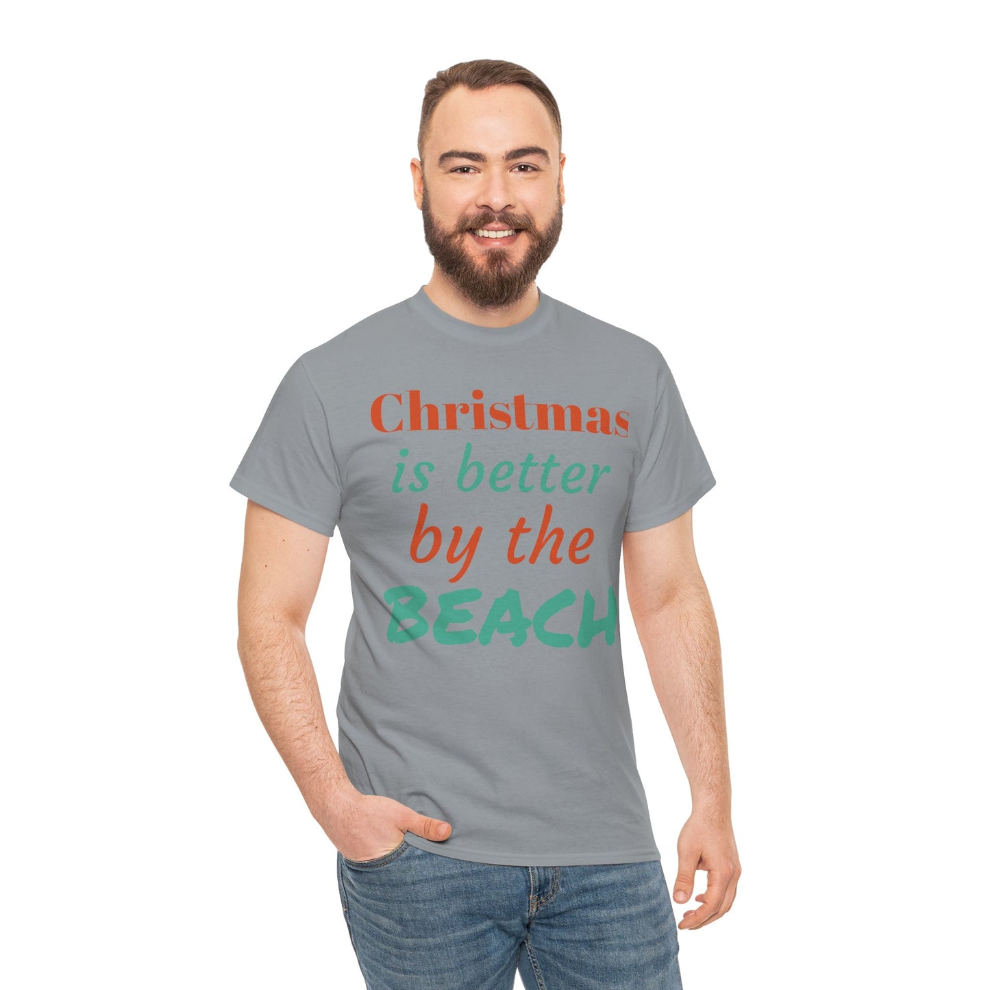 “Christmas Is Better by the Beach” — Holiday T-Shirt