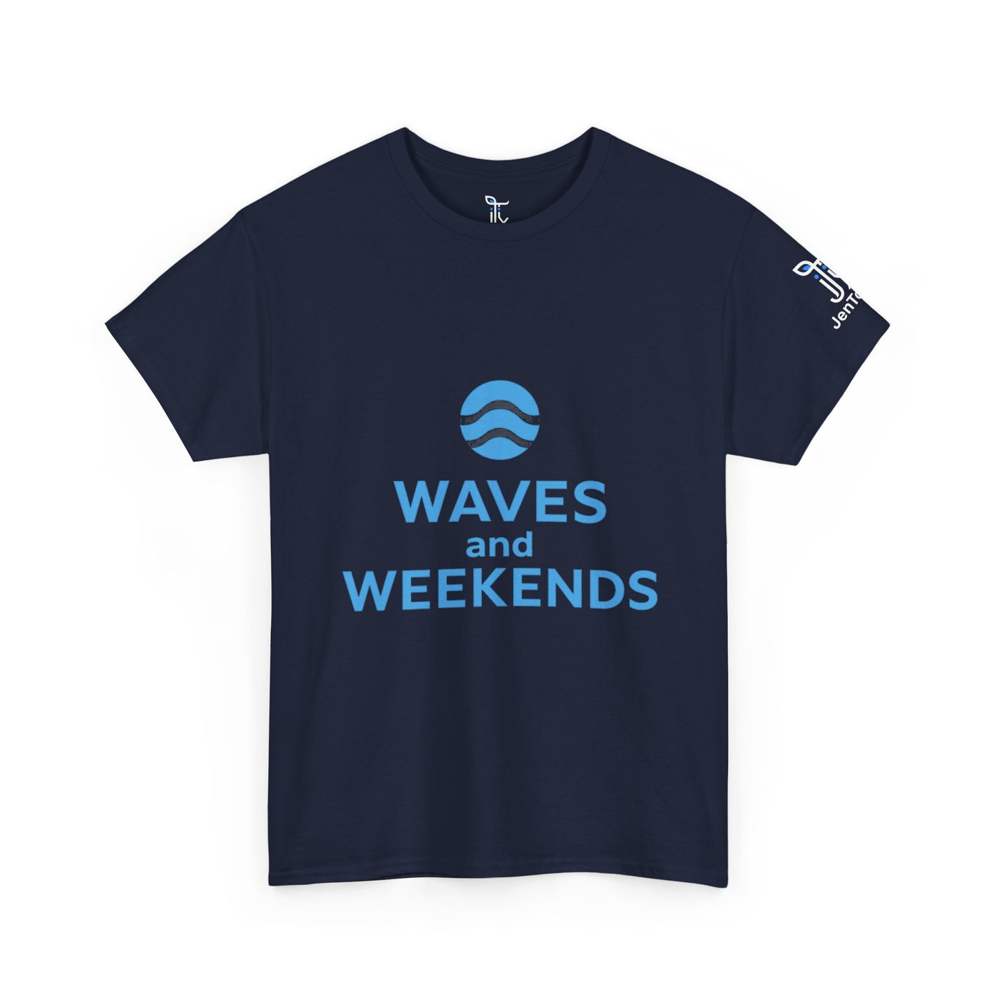 Waves and Weekends Tee - My Commute is to the Sandbar