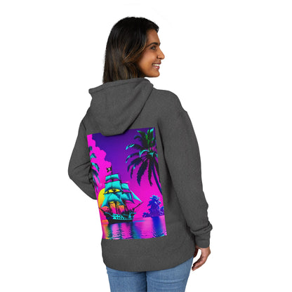Neon Seas Tropical Paradise Hoodie