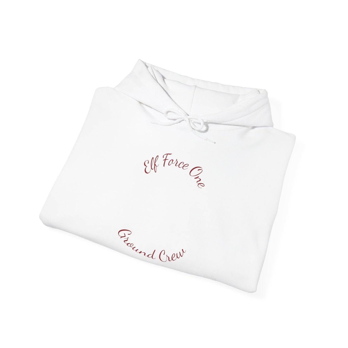 Elf Force One Hoodie — North Pole Executive Airport Crew Sweatshirt