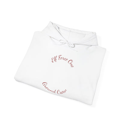 Elf Force One Hoodie — North Pole Executive Airport Crew Sweatshirt