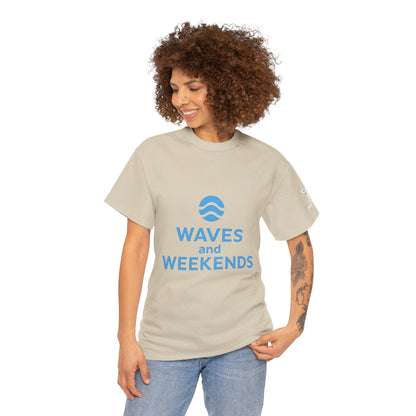 Waves and Weekends Tee - My Commute is to the Sandbar