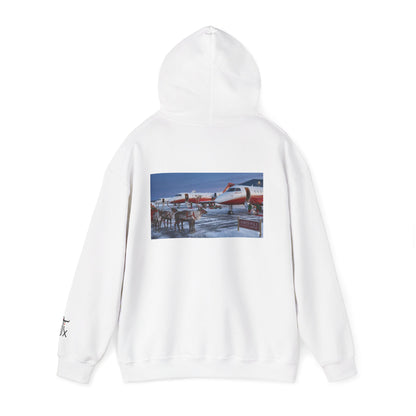 Elf Force One Hoodie — North Pole Executive Airport Crew Sweatshirt