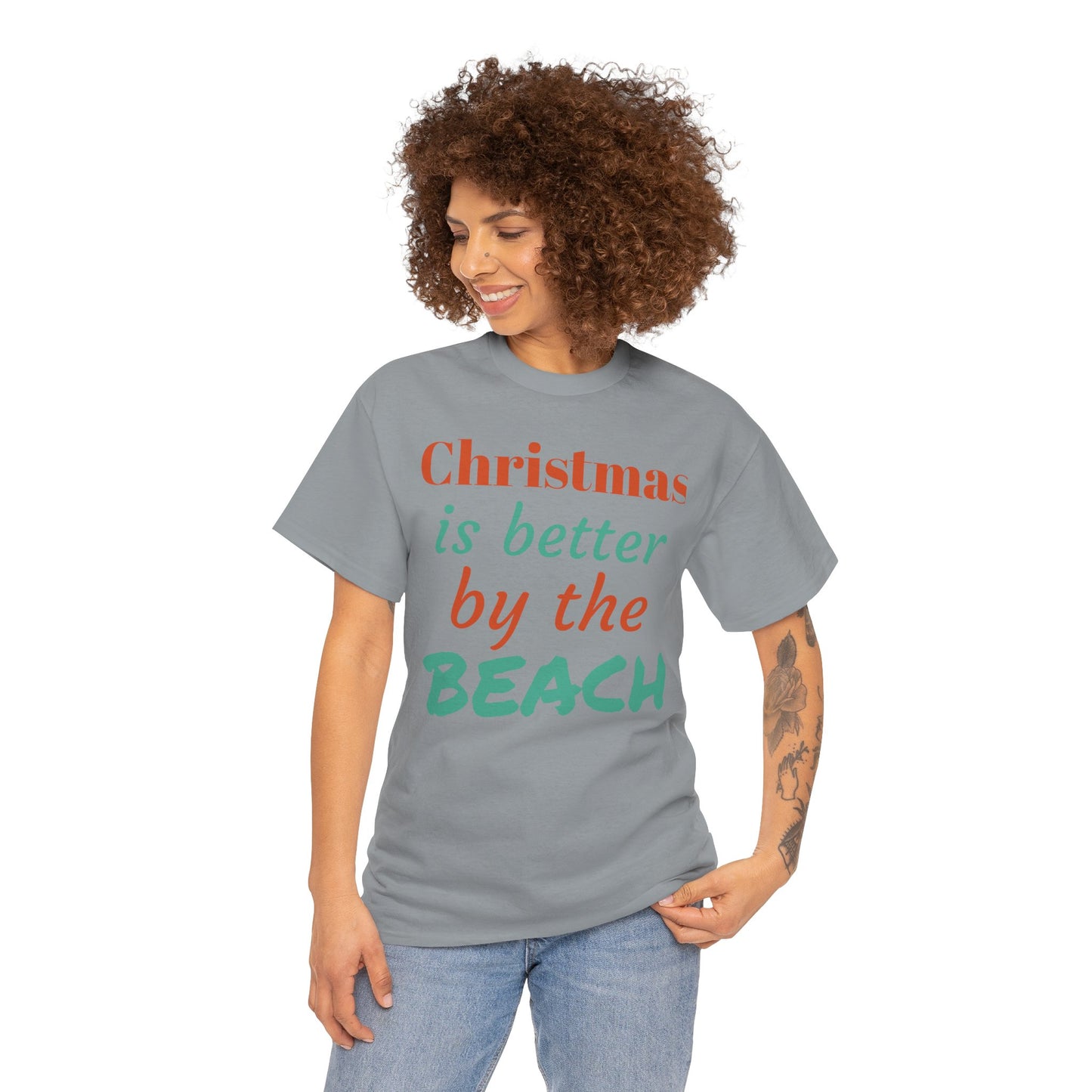 “Christmas Is Better by the Beach” — Holiday T-Shirt