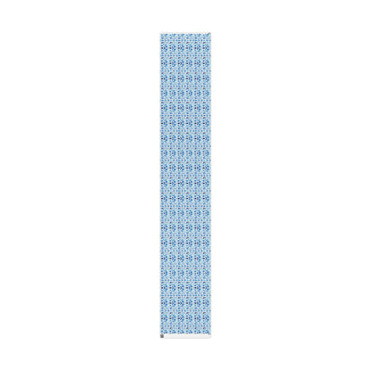 Blue Reindeer Snowflake Gift Wrap — Holiday Wrapping Paper Rolls