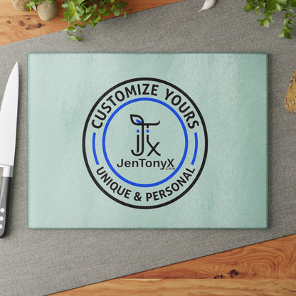Customizable Glass Cutting Board - Personalized Kitchen Glass Chopping Board