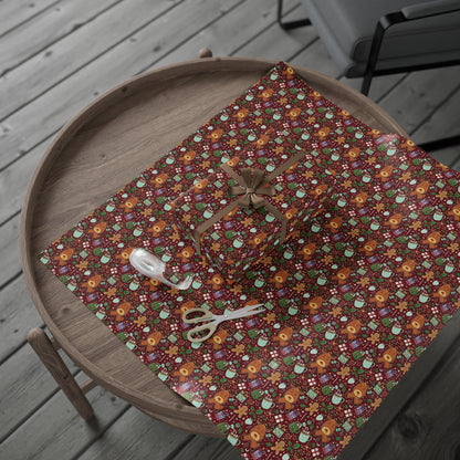 Christmas Cookies and Reindeer — Wrapping Paper Roll