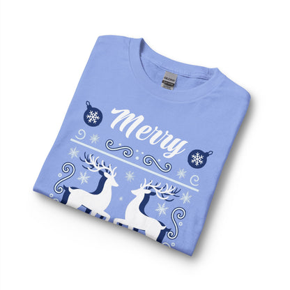 Merry Christmas Reindeer Long Sleeve Shirt