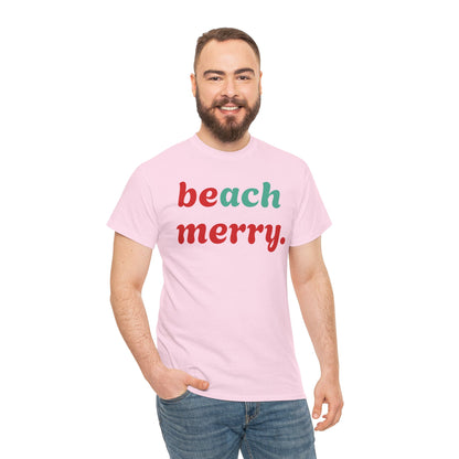 “Beach Merry” — Holiday T-Shirt