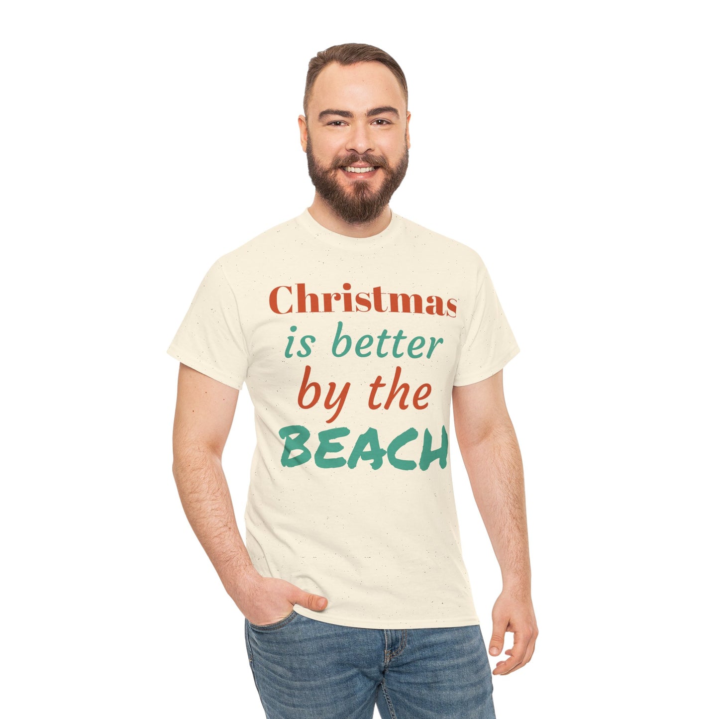 “Christmas Is Better by the Beach” — Holiday T-Shirt
