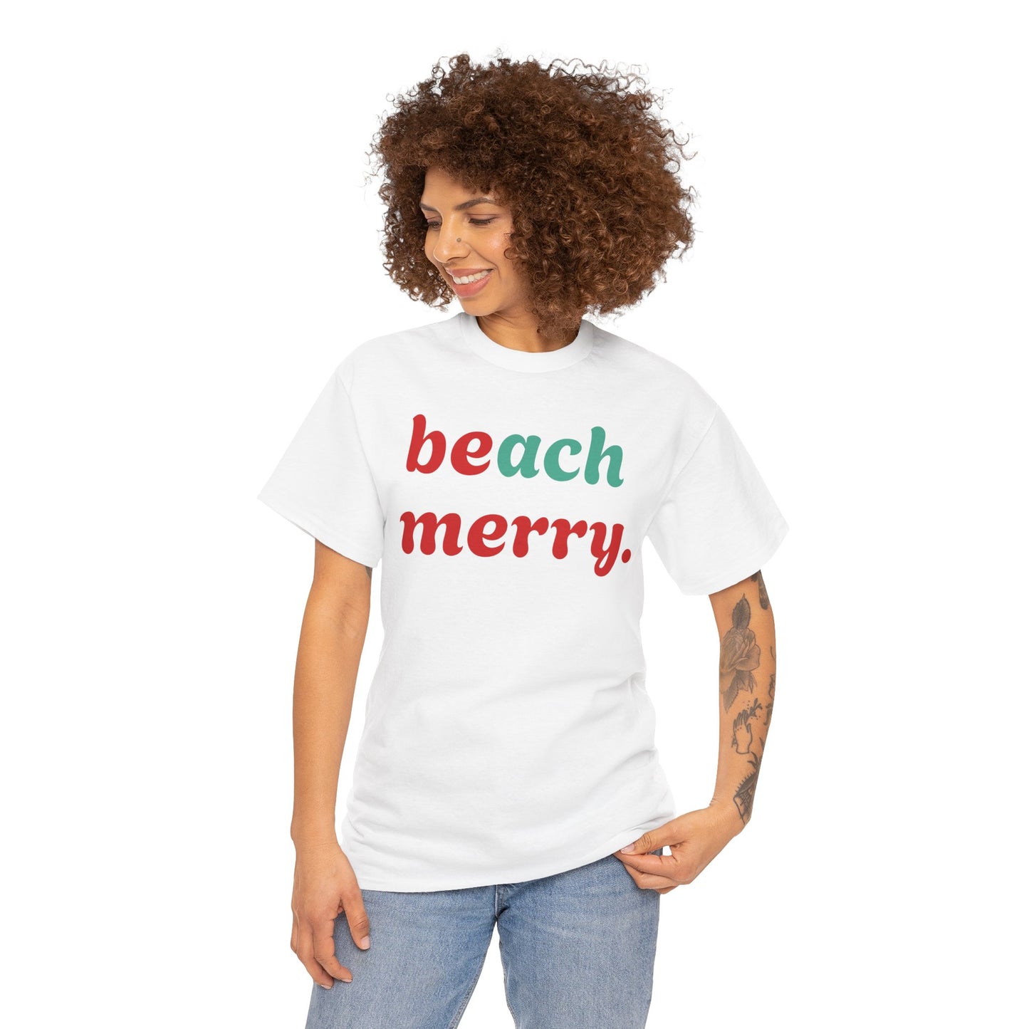 “Beach Merry” — Holiday T-Shirt