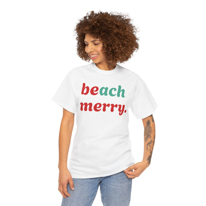 “Beach Merry” — Holiday T-Shirt