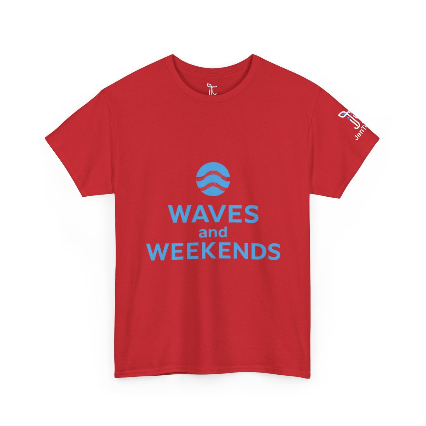 Waves and Weekends Tee - My Commute is to the Sandbar