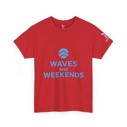 Waves and Weekends Tee - My Commute is to the Sandbar
