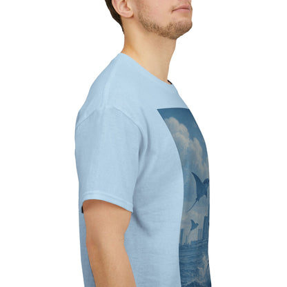 Rise Above - Sting Ray, Ocean Vibe - Cotton T-Shirt - Unisex