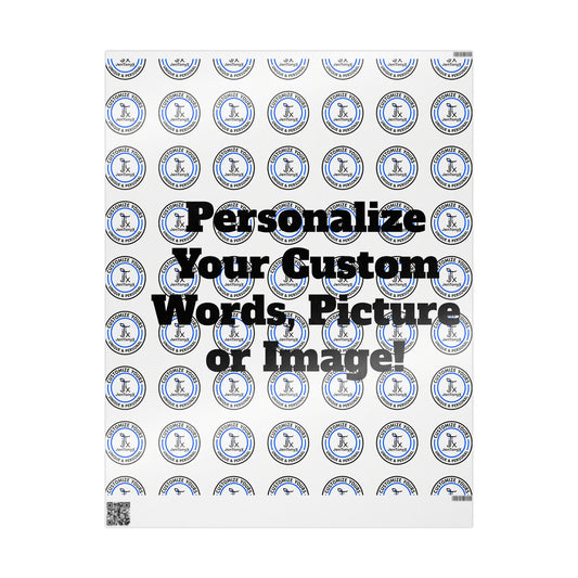 Personalized Wrapping Paper – Festive Holiday Gift Wrap Rolls