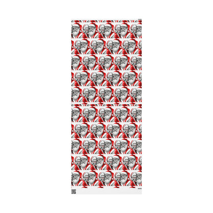 Mr. and Mrs. Claus — Holiday Wrapping Paper Rolls