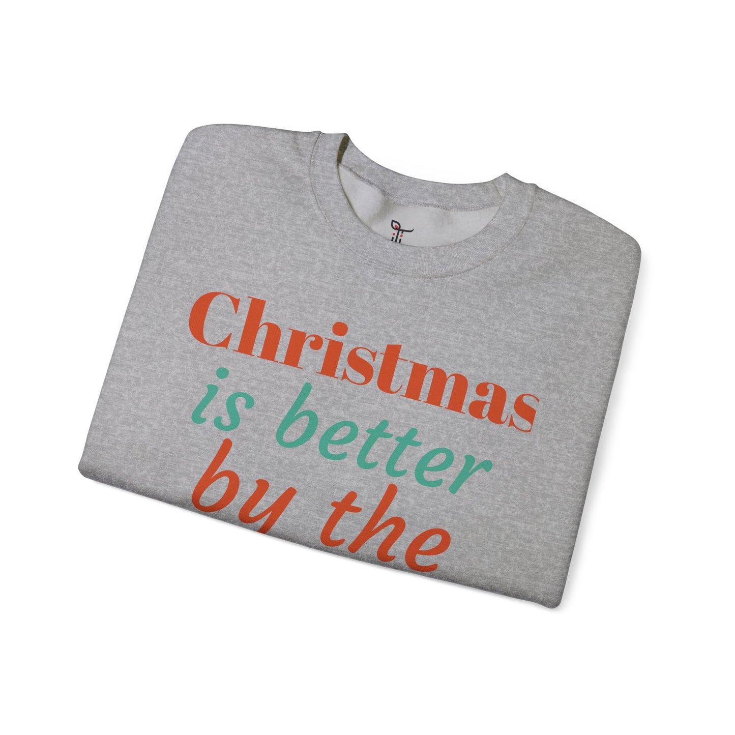 “Christmas Is Better by the Beach” — Holiday Crewneck Sweatshirt