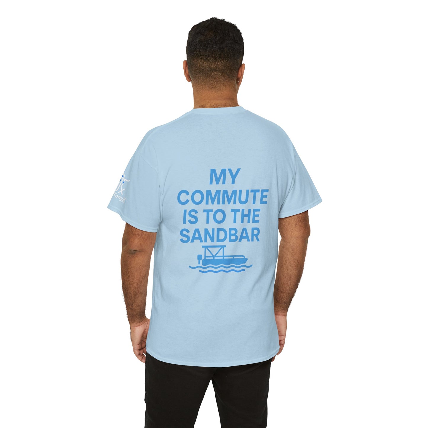 Waves and Weekends Tee - My Commute is to the Sandbar